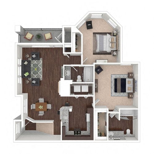 B floor plan